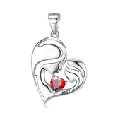 Luna S925 Silver Best Mom Necklace and Pendant