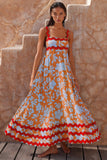 Luna Wavy Maxi Dress