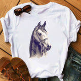 Luna Horse Print T-Shirt