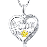 Luna S925 Silver Mom Heart Pendant
