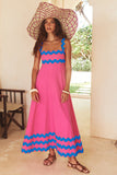 Luna Wavy Maxi Dress