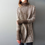 Luna Long Contrast Sweater