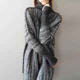 Luna Long Contrast Sweater