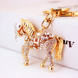 Luna Lux Faux Diamond Horse Keychain