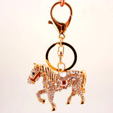 Luna Lux Faux Diamond Horse Keychain