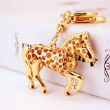Luna Lux Faux Diamond Horse Keychain