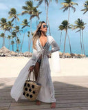 Luna Maxi White Cover Up Dress