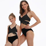 Luna Matching Mom and Daughter Fringe Bikini
