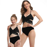Luna Matching Mom and Daughter Fringe Bikini