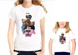 Luna Matching Print Tees