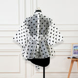Luna Polka Dot Biz Top