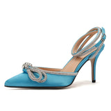 Luna Rhinestone Bow Shoes