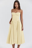 Luna Low-Cut Suspender Dress