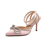 Luna Rhinestone Bow Shoes