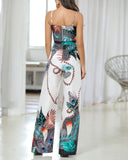 Luna Printed Sling Jumpsuit