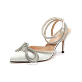 Luna Rhinestone Bow Shoes