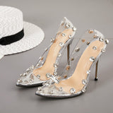 Luna Rhinestone High Heels