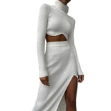 Luna Threaded Skirt Top Set