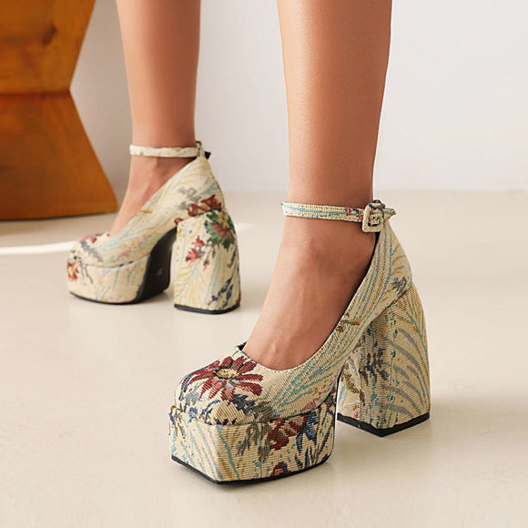 Luna Floral Shoes
