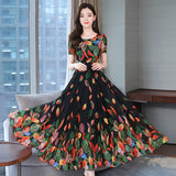 Luna Printed Maxi Dress