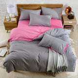 Luna Solid Three-Piece Bedding Set