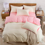 Luna Solid Three-Piece Bedding Set