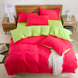 Luna Solid Three-Piece Bedding Set