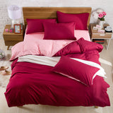 Luna Solid Three-Piece Bedding Set