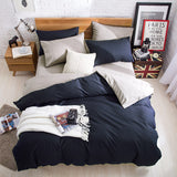 Luna Solid Three-Piece Bedding Set