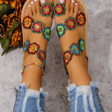 Luna Peacock Sandals