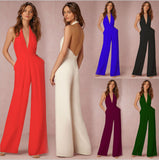 Luna Sleeveless Halter Jumpsuit