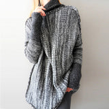 Luna Long Contrast Sweater