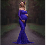 Luna Long Maternity Dress