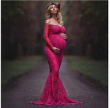 Luna Long Maternity Dress