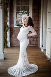 Luna Long Maternity Dress