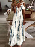 Luna Maxi Print Dress