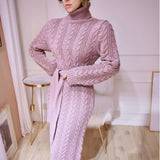 Luna Turtleneck Maxi Sweater Dress