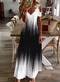 Luna Maxi Print Dress