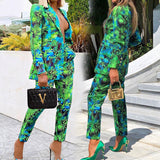 Luna Retro Business Suit Set