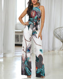 Luna Printed Sling Jumpsuit
