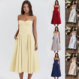 Luna Low-Cut Suspender Dress
