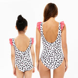 Luna Leopard One Piece Mom and Daughter Swimwear
