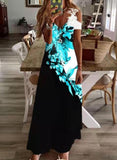 Luna Maxi Print Dress