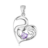Luna S925 Silver Best Mom Necklace and Pendant