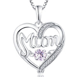 Luna S925 Silver Mom Heart Pendant
