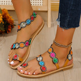 Luna Peacock Sandals