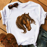 Luna Horse Print T-Shirt