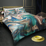 Luna Three-piece Gilt Marble Bedding Set