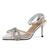 Luna Rhinestone Bow Shoes