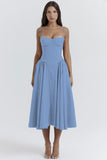 Luna Low-Cut Suspender Dress